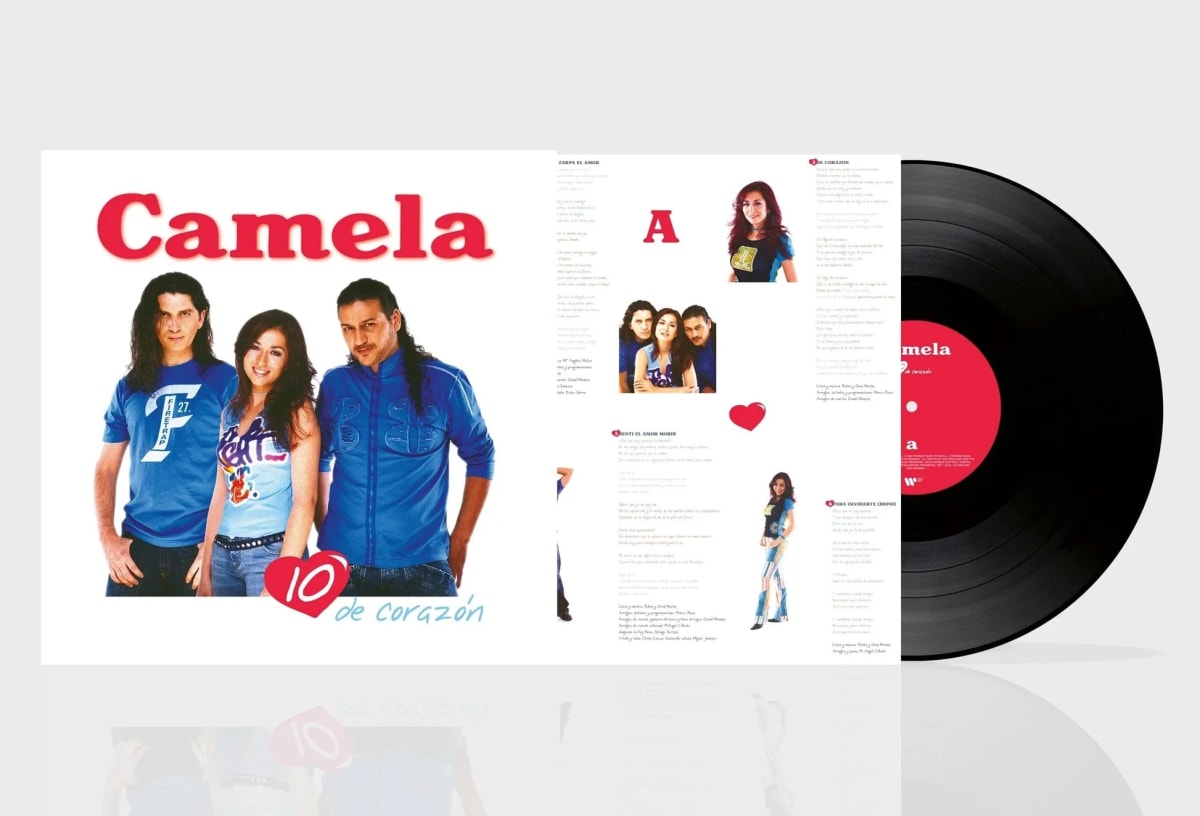 VINILO CAMELA/ 10 DE CORAZON 1LP2