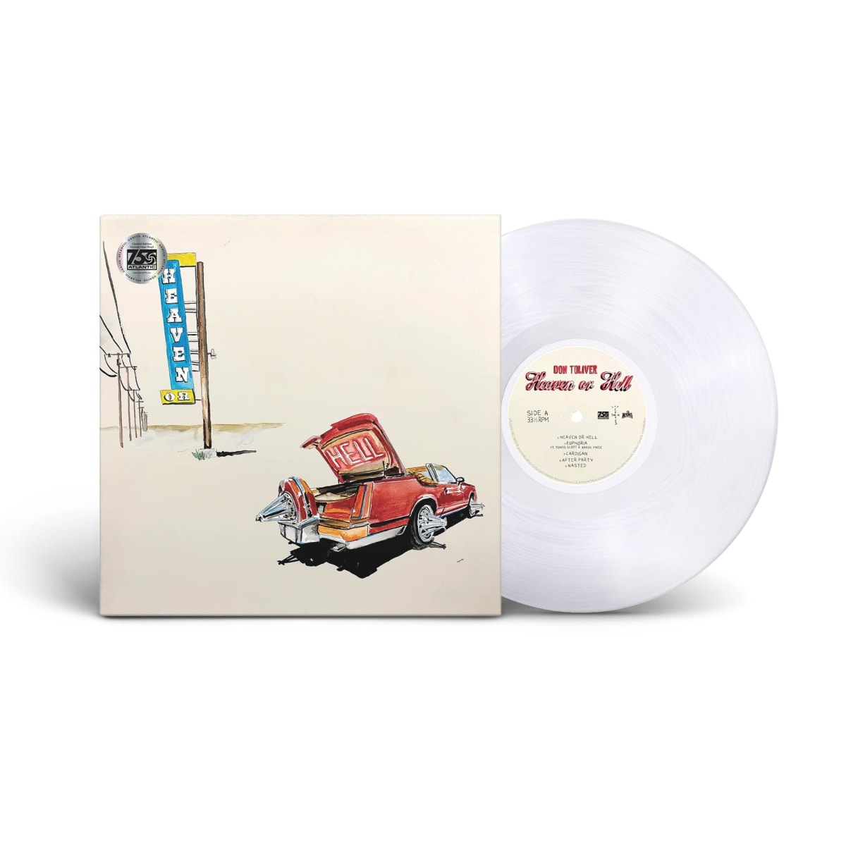VINILO DON TOLIVER/ HEAVEN OR HELL (CRYSTAL CLEAR VINYL) 1LP2
