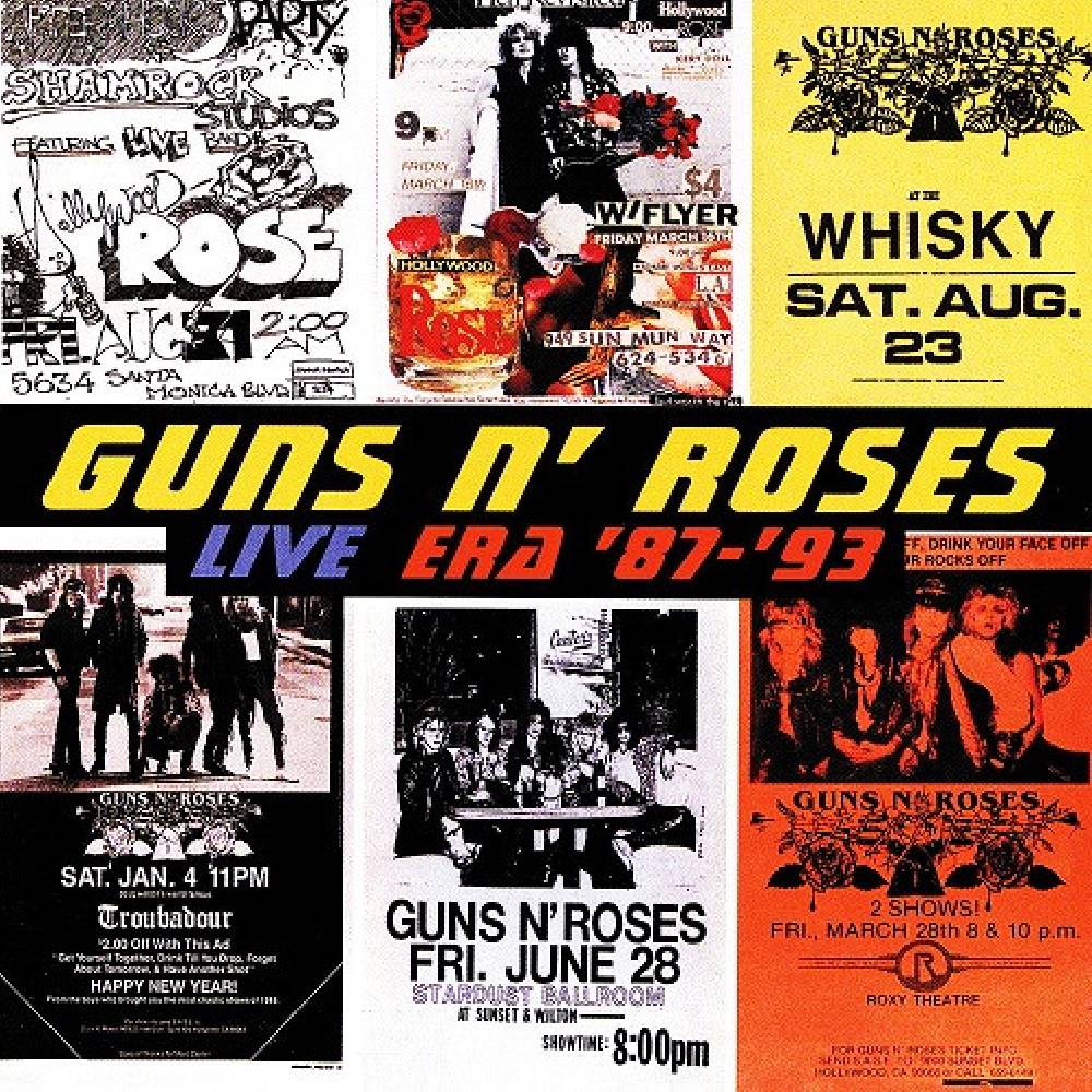 VINILO GUNS N' ROSES/ LIVE ERA '87-'93 (COLORED) 4LP1