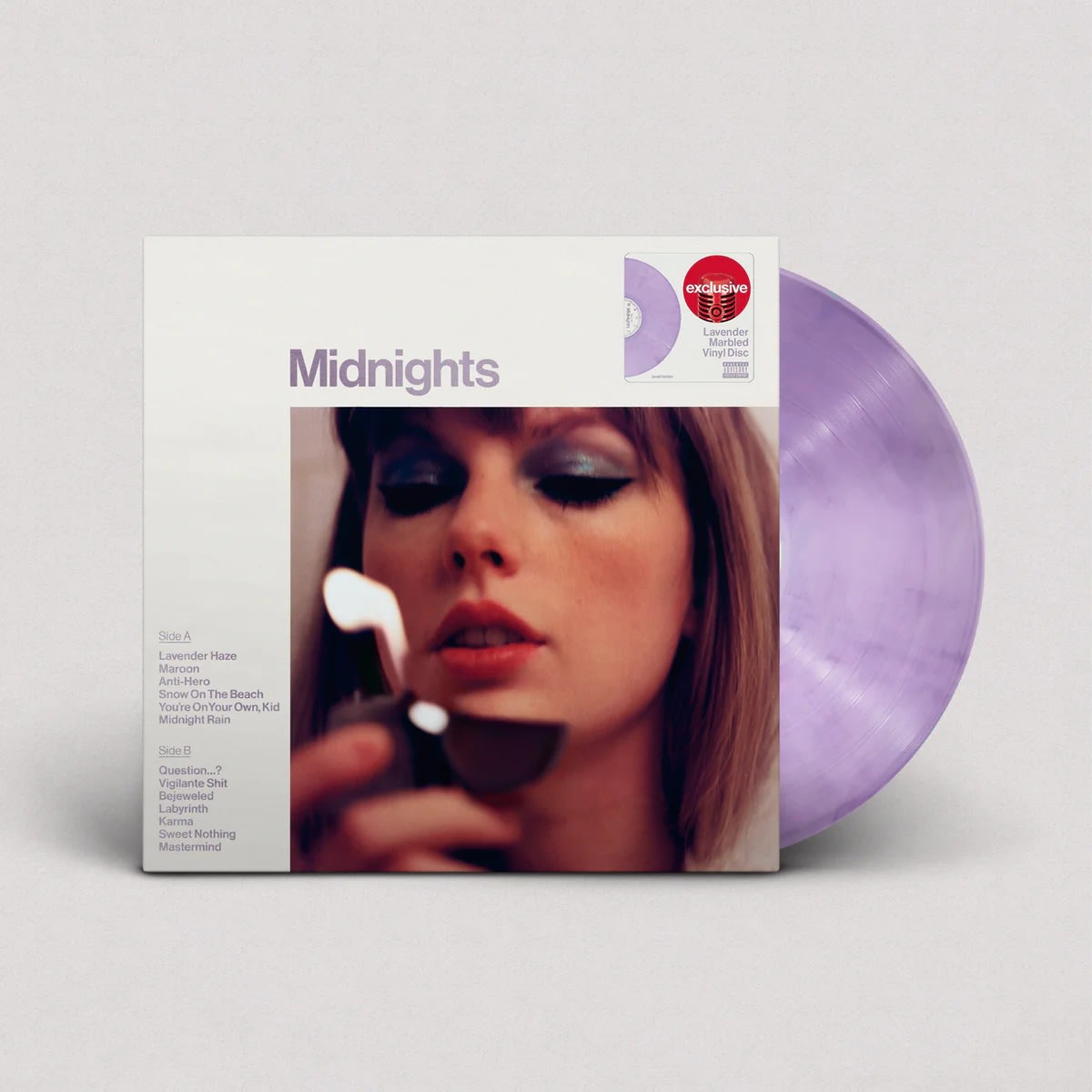 VINILO TAYLOR SWIFT/ MIDNIGHTS (LAVENDER MARBLED) 1LP3