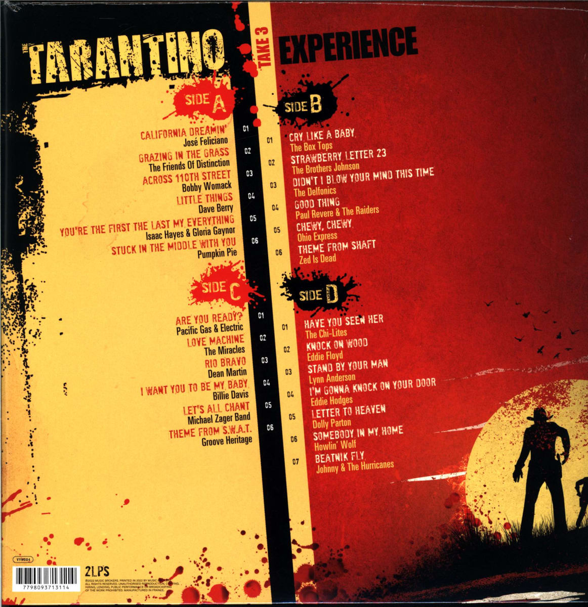 VINILO VARIOS ARTISTAS/ THE TARANTINO EXPERIENCE TAKE 3 2LP1