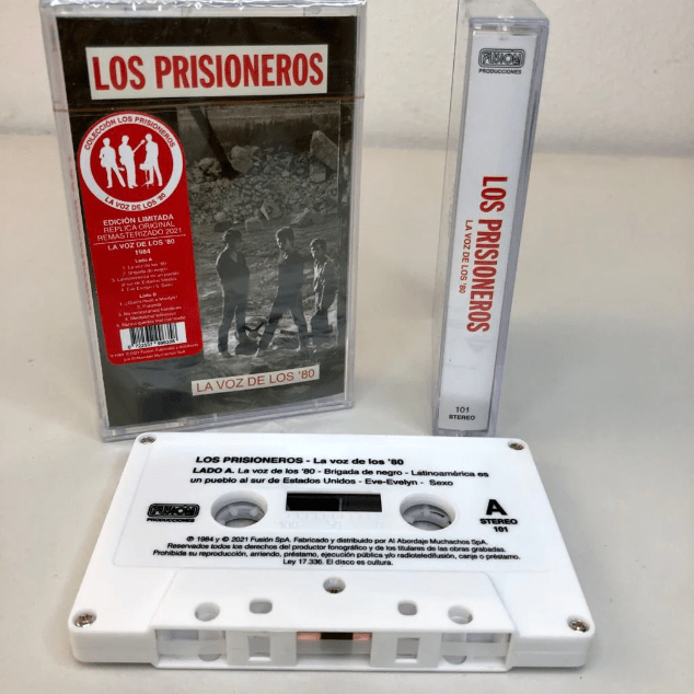 CASSETTE LOS PRISIONEROS/ LA VOZ DE LOS 80 1MC1