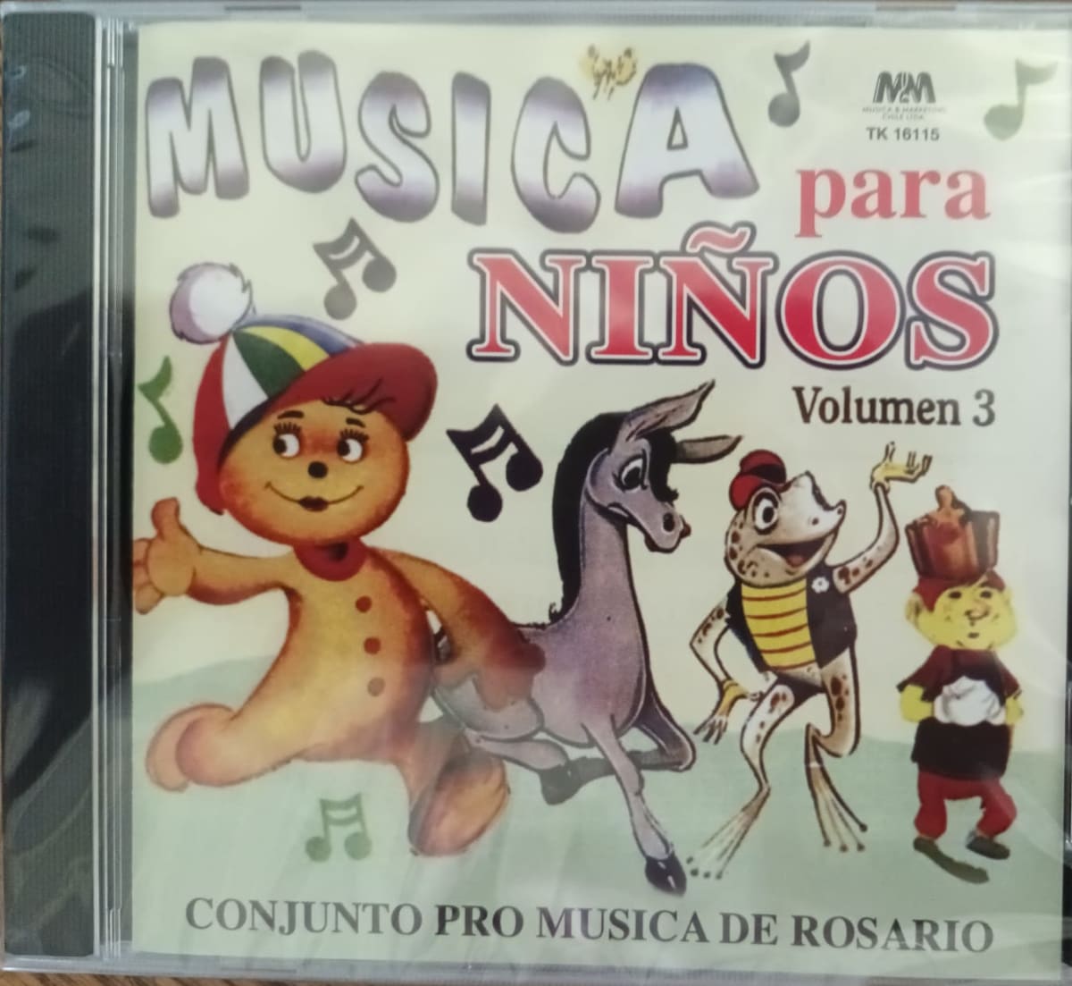 CD CONJUNTRO PRO MUSICA DE ROSARIO/ MUSICA PARA NIÑOS VOLUMEN 3 1CD1