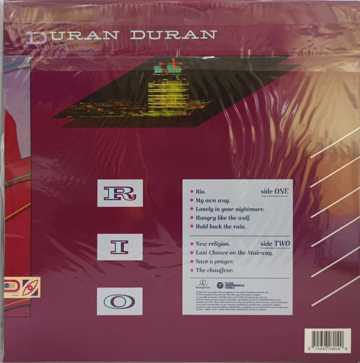 VINILO DURAN DURAN/ RIO 1LP2