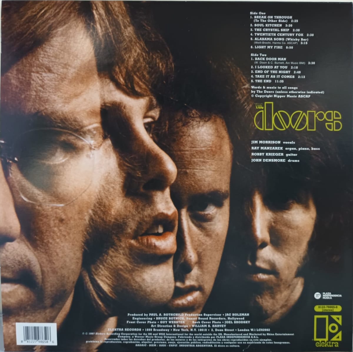 THE DOORS LP6枚まとめ売り VINILO THE DOORS/ THE DOORS PUBLICADO 2009 1LP | Plaza Musica