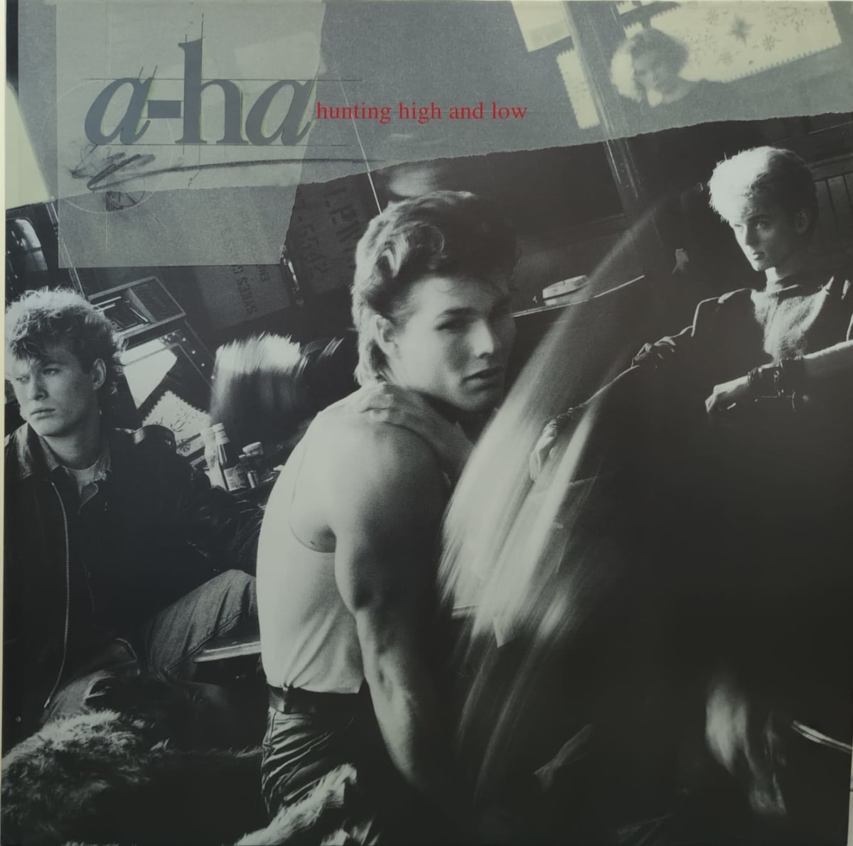 VINILO A-HA/ HUNTI NG HIGH AND LOW  1LP1