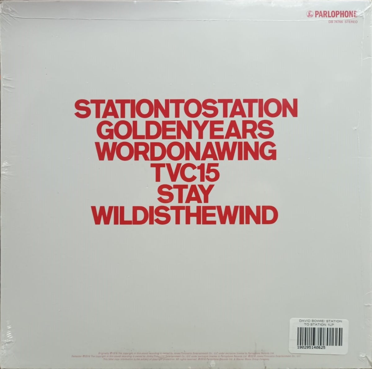 VINILO DAVID BOWIE/ STATION TO STATION 1LP3