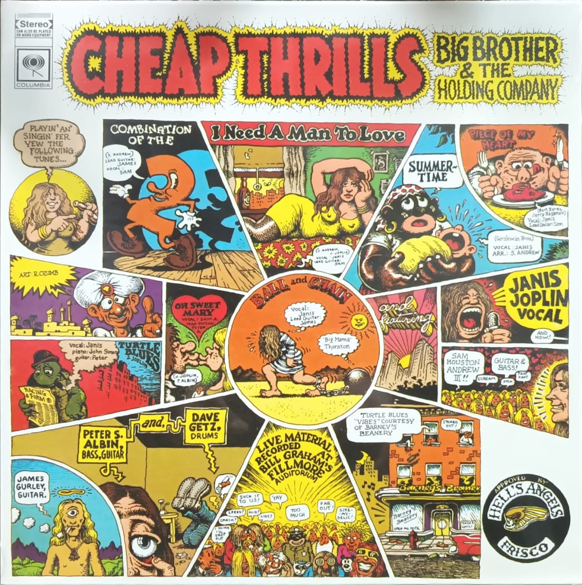 VINILO BIG BROTHER & THE HOLDING CO-JANIS JOPLIN/ CHEAP THRILLS 1LP1