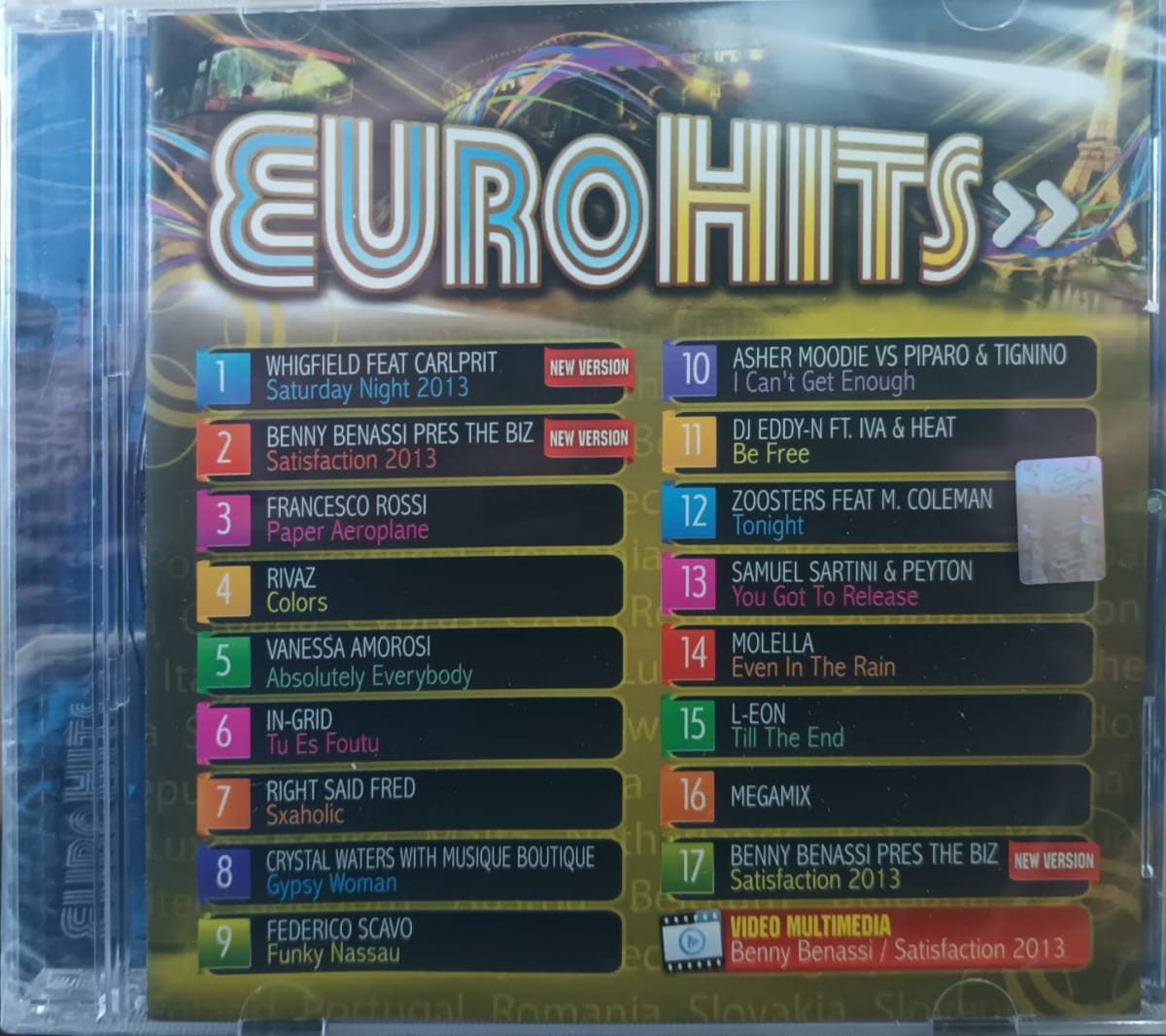 CD VARIOS ARTISTAS/ EURO HITS 1CD1