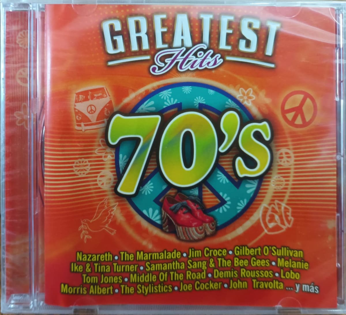 CD VARIOS ARTISTAS/ GREATEST HITS 70'S 1CD1
