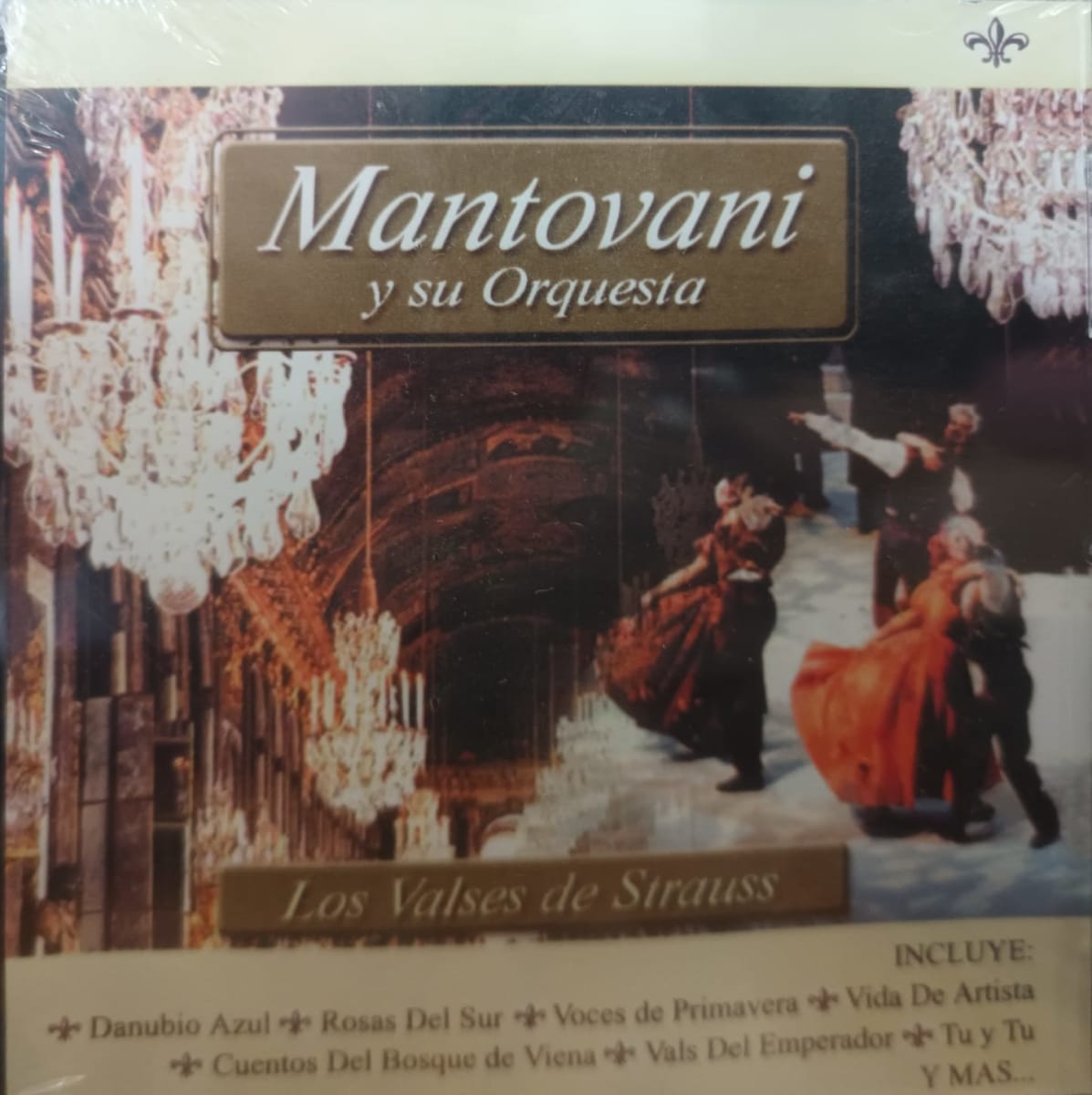 CD MANTOVANI Y SU ORQUESTA/ LOS VALSES DE STRAUSS 1CD1