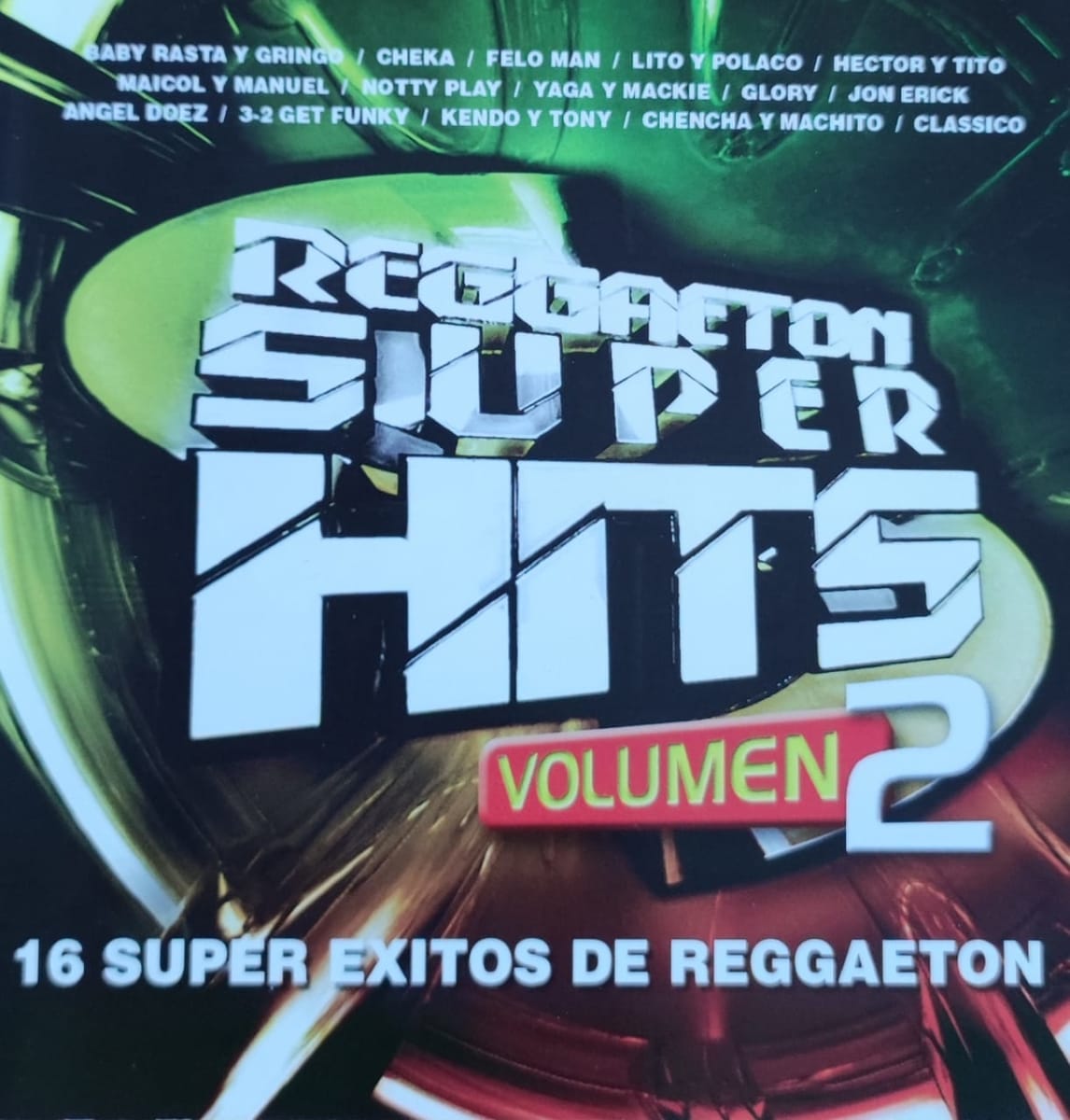CD VARIOS ARTISTAS/ REGGAETON SUPER HITS VOL.2 1CD2