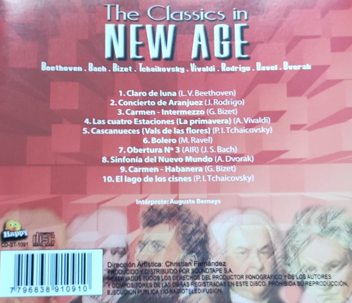 CD THE CLASSICS IN NEW AGE/ BEETHOVEN Y MAS 1CD1