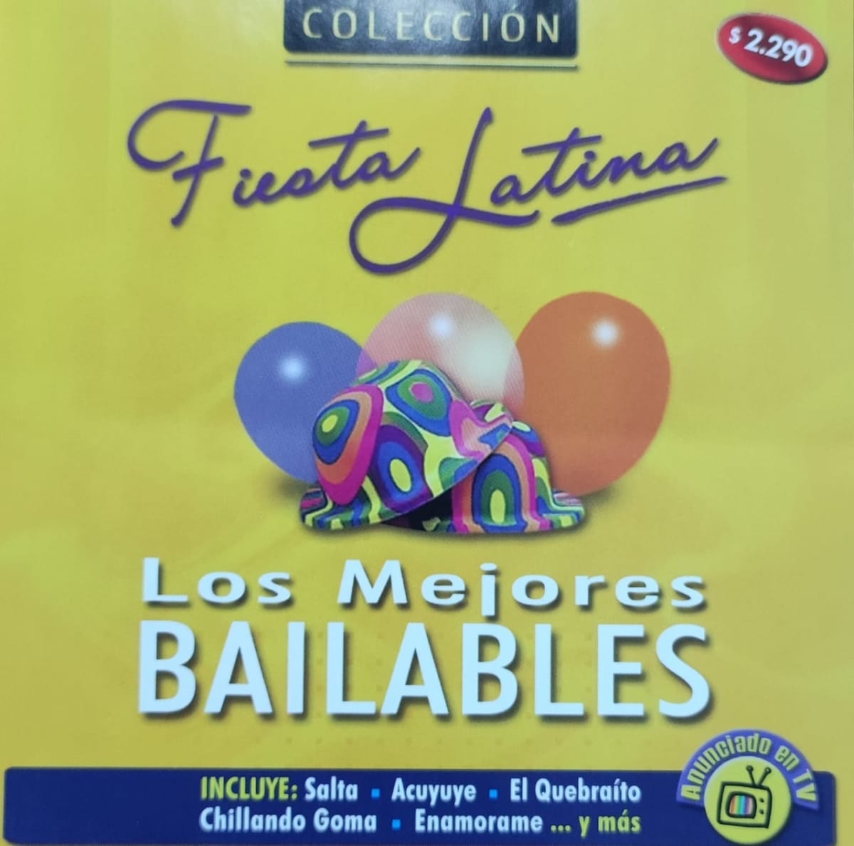 CD VARIOS ARTISTAS/ FIESTA LATINA - LOS MEJORES BAILABLES 1CD2