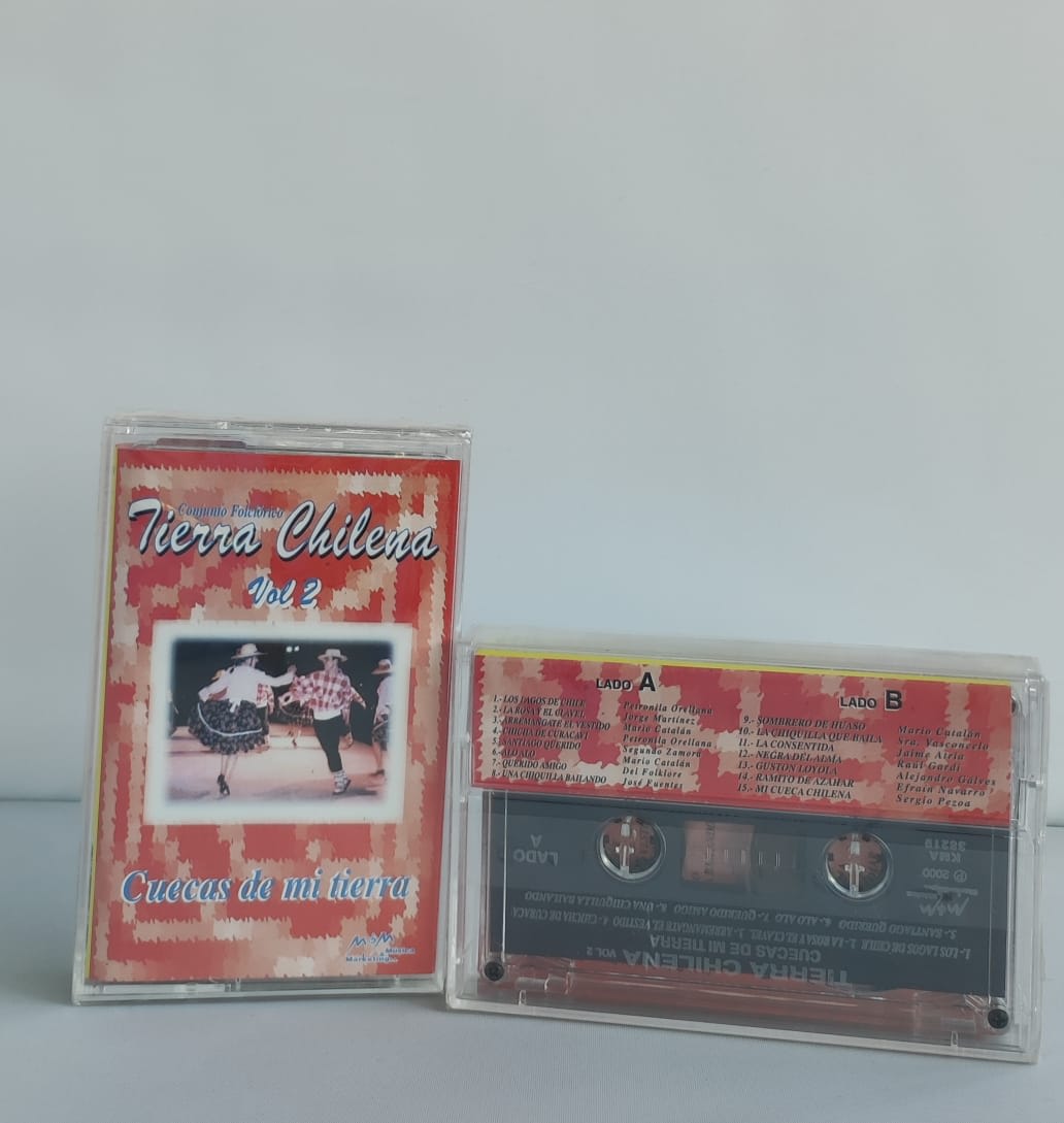 CASSETTE CONJUNTO FOLCLÓRICO TIERRA CHILENA/ TONADAS DE MI TIERRA VOL2 1MC1