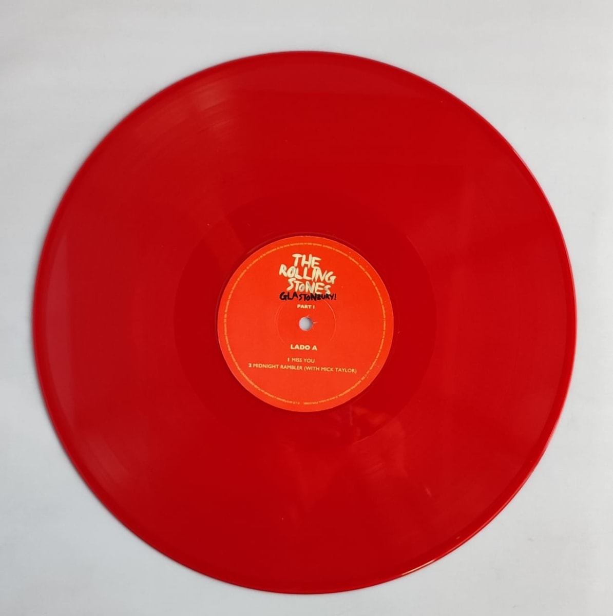 VINILO THE ROLLING STONES/ GLASTONBURY I (RED VINYL) 1LP3