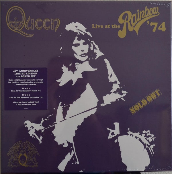 VINILO QUEEN/ LIVE AT THE RAINBOW 4LP | Plaza Musica
