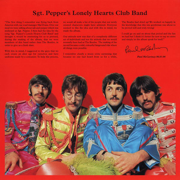 VINILO THE BEATLES/ SGT PEPPER'S LONELY HEARTS CLUB BAND