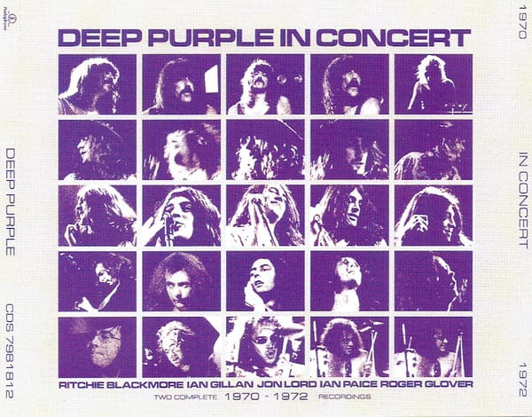 CD DEEP PURPLE/ IN CONCERT 1970-1972 2CD | Plaza Musica