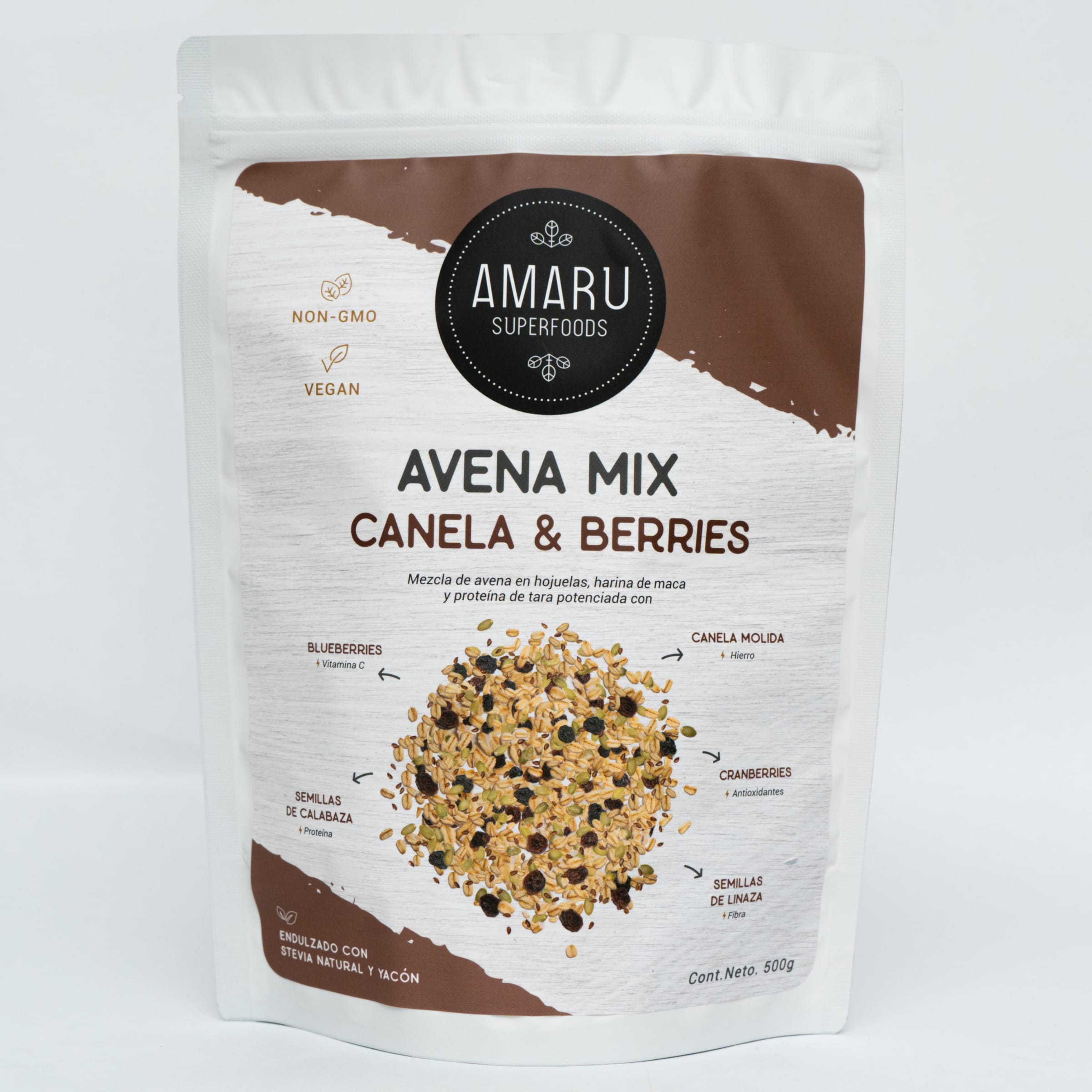 Avena Mix Canela & Berries 500gr Avena Mix Canela & Berries 500gr