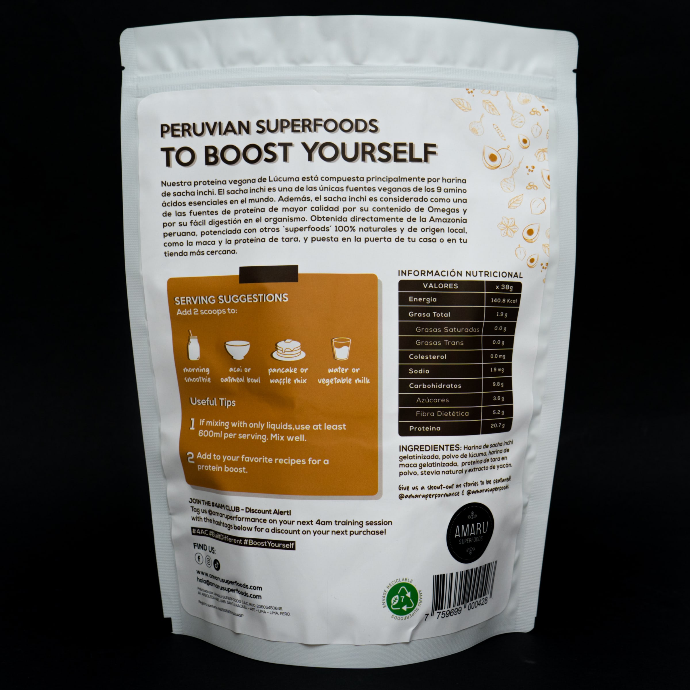 Proteína Lucuma 1kg Proteína Lucuma 1kg