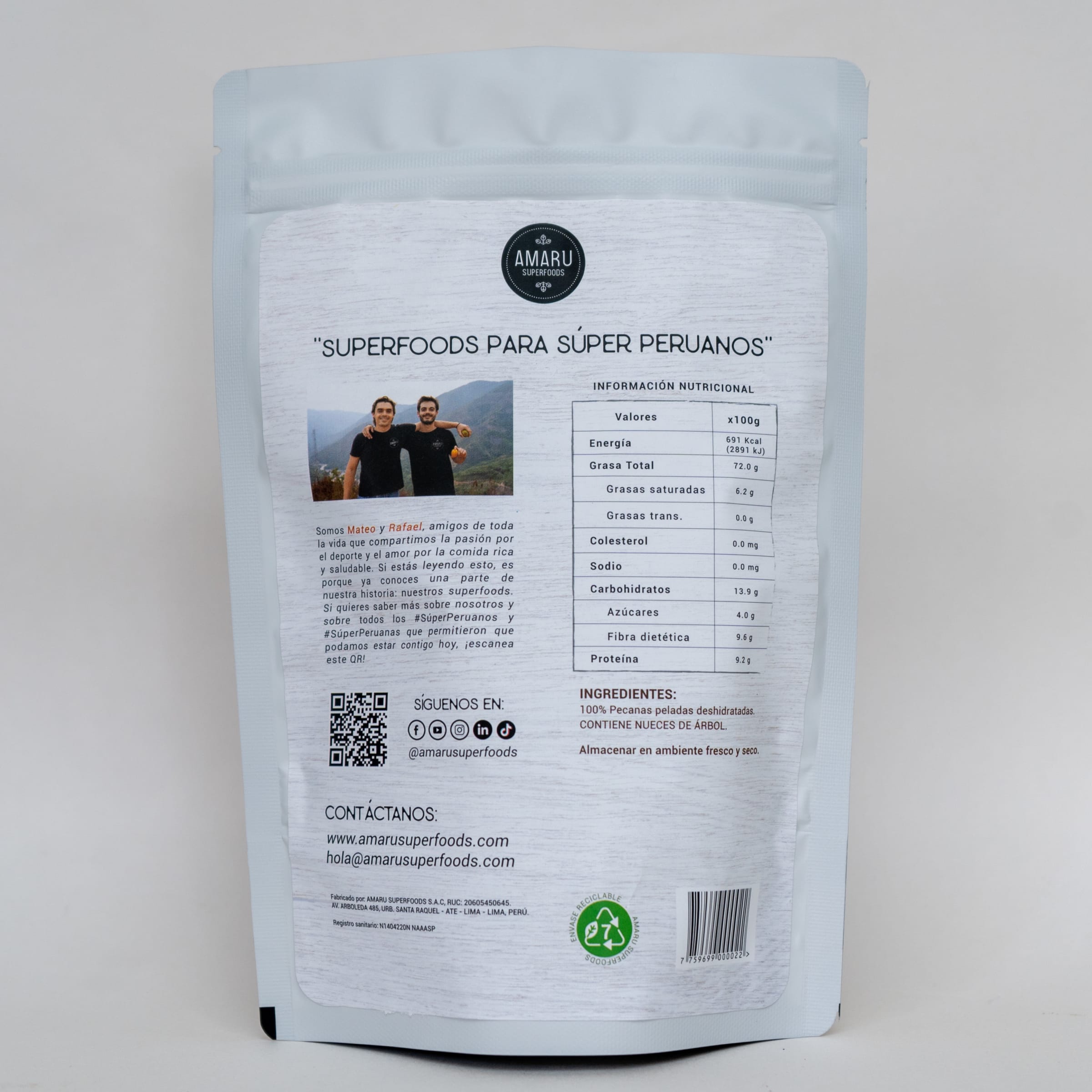 Pecana entera 250gr Pecana entera 250gr