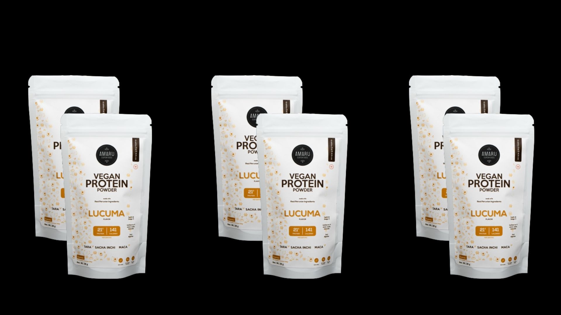 Proteína Vegana Lúcuma - Six-pack x 38g Proteína Vegana Lúcuma - Six-pack x 38g