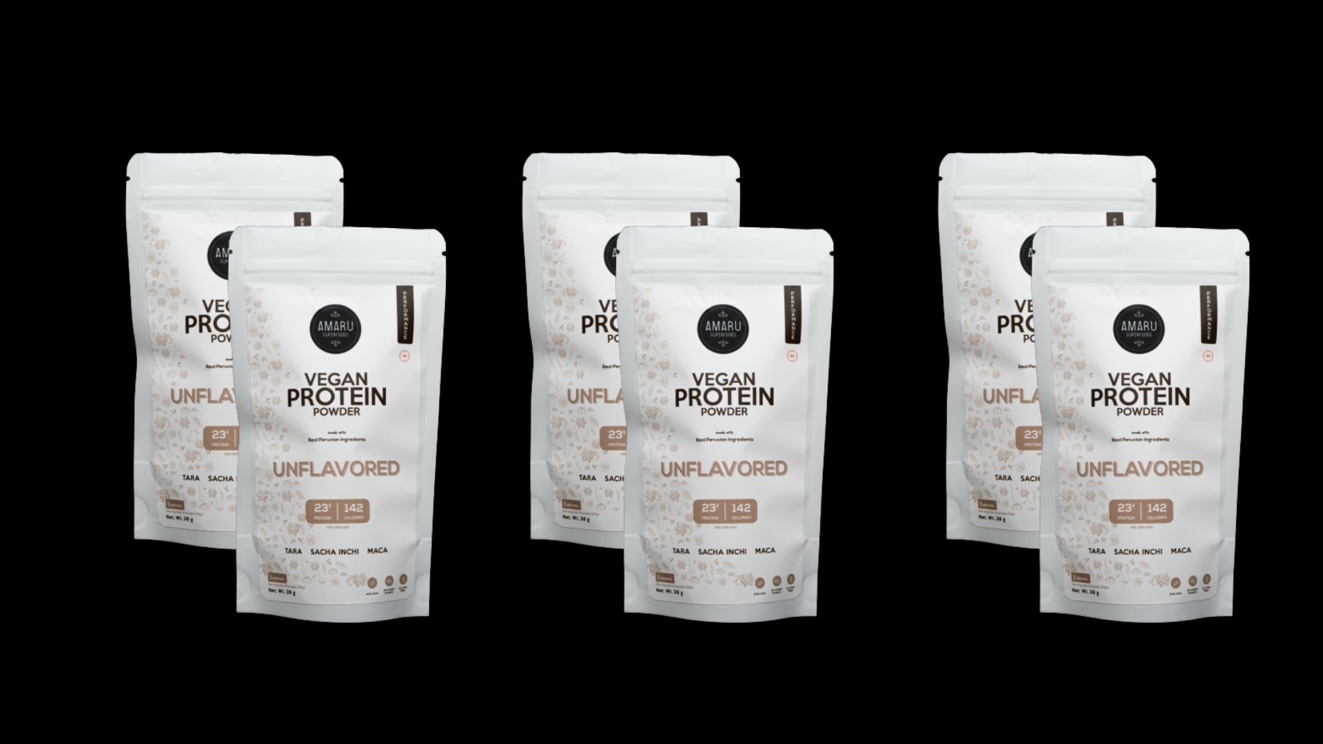 Proteína Vegana Unflavored - Six-pack x 38g Proteína Vegana Unflavored - Six-pack x 38g