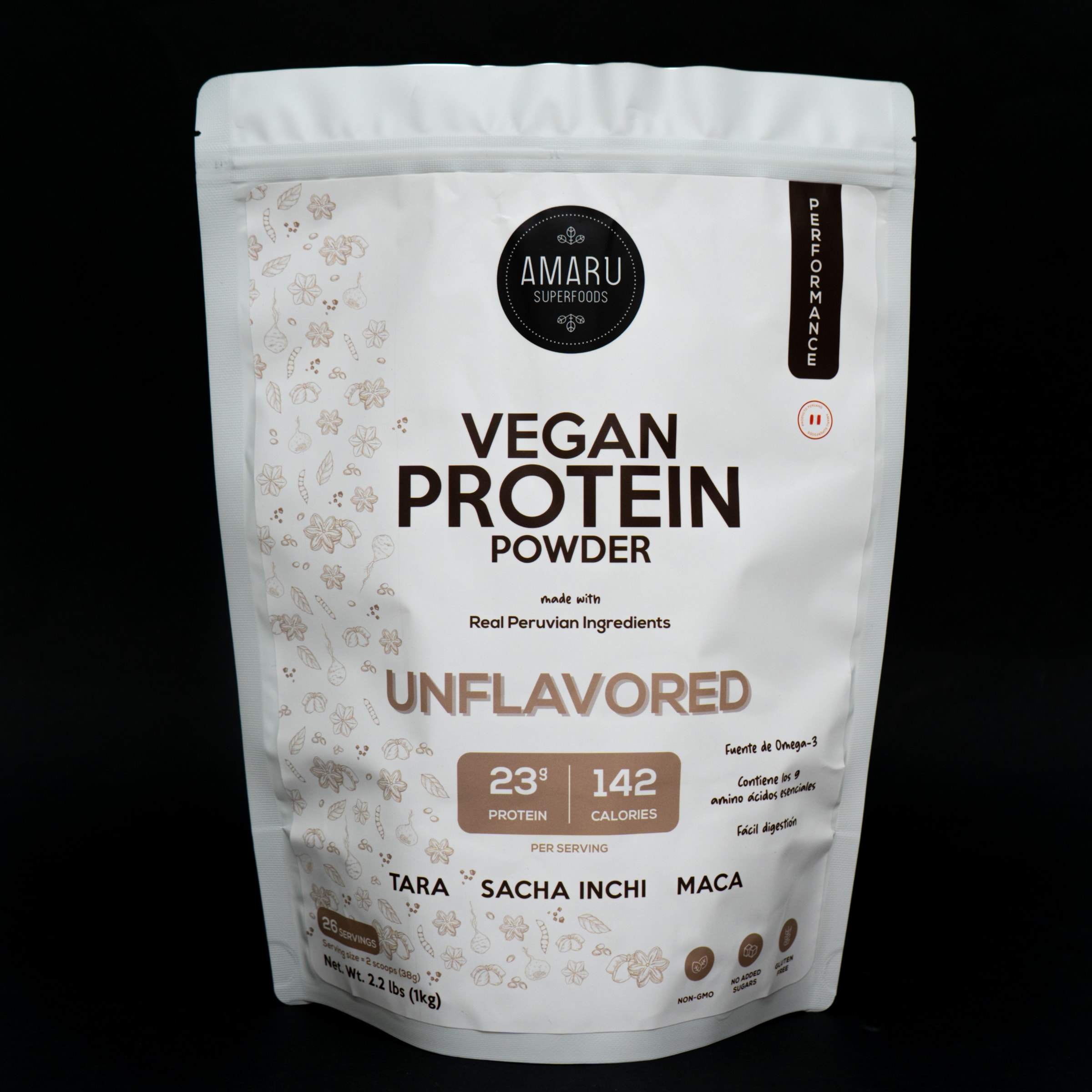 Proteína Vegana Unflavored 1kg Proteína Vegana Unflavored 1kg