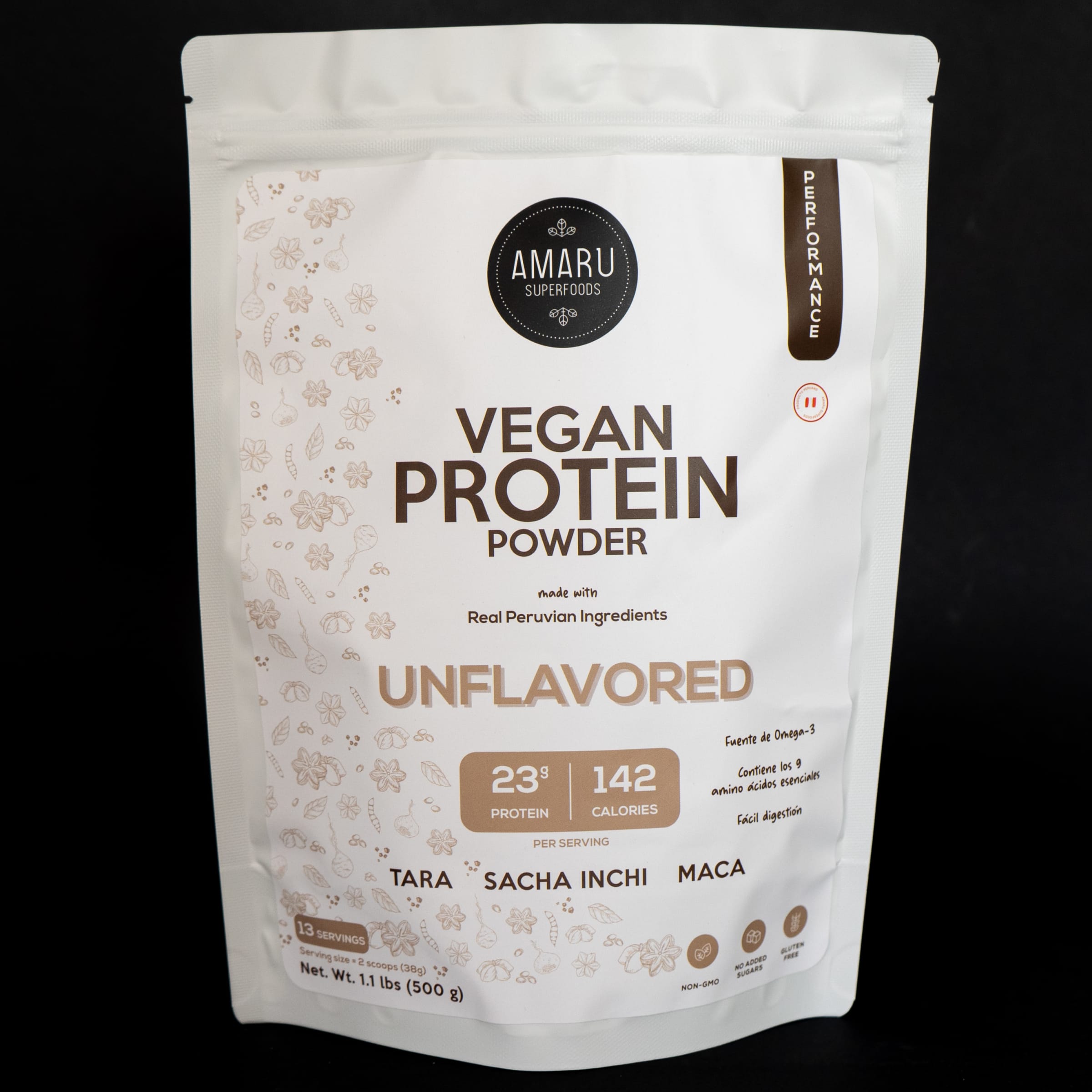 Proteína Vegana Unflavored 500gr Proteína Vegana Unflavored 500gr