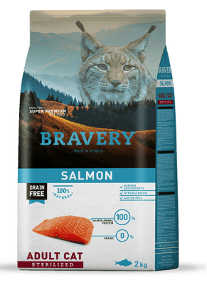 bravery salmon adulto gato castra