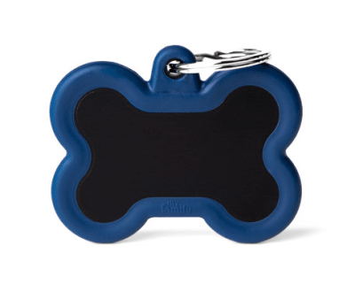 placa my family black bone alu dark blue rubber