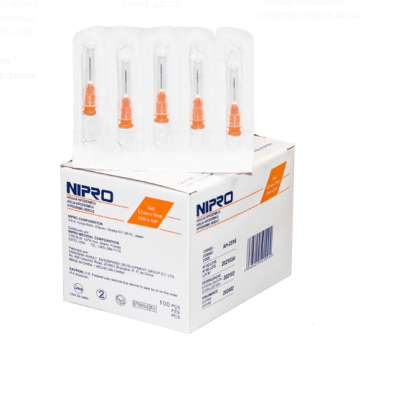 aguja nipro hipodermica