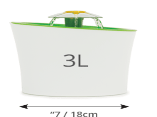 cat it fuente de agua flor