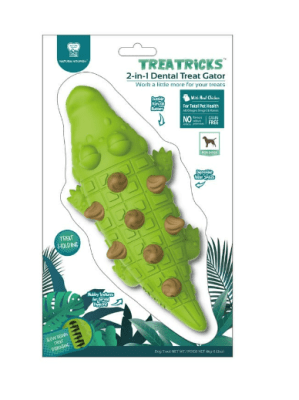 pet treat 2in1 dental cocodrilo