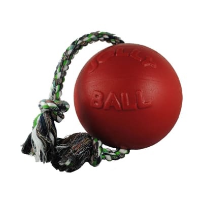 JP pelota con cuerda roja