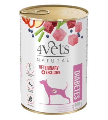 4vets lata diabetico perro