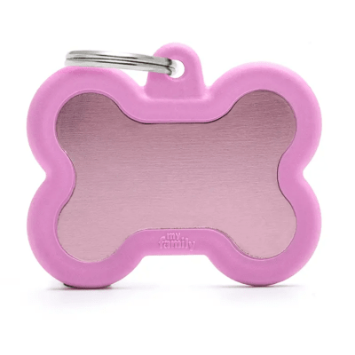 placa my family pink bone alu pink rubber