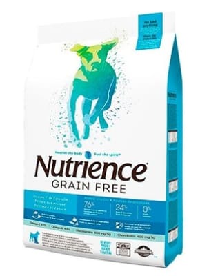 nutrience grain free pescado perro