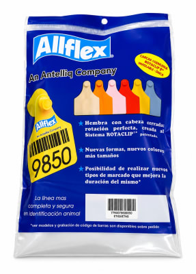 allflex crotales s/foliar colores 25 UNI
