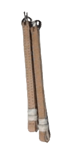 arcion cuero/inox c/barril par