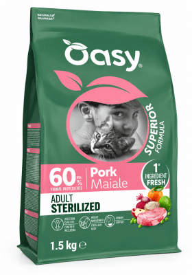 oasy cat superior esterilizado cerdo