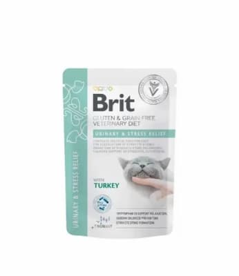 brit vet diet urinary&stress pouch gato