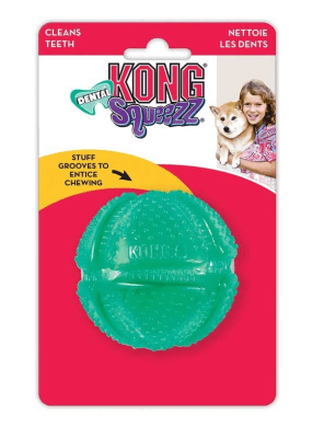 kong squeezz dental ball
