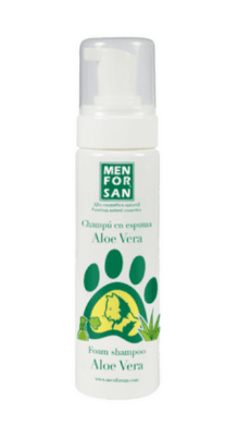 menforsan shampoo espuma c/aloe gato