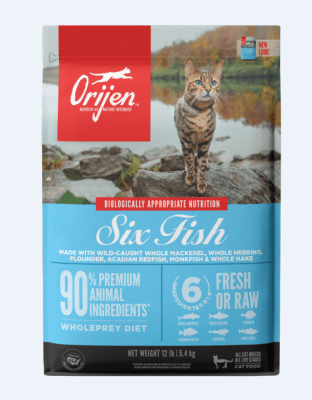 orijen six fish gato