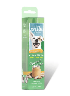 tclean gel peanut butter perro