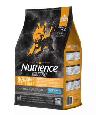 nutrience subzero valley small breed