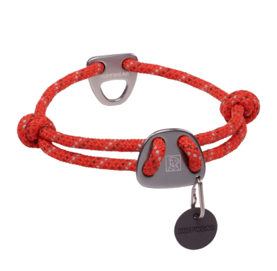 ruffwear knot a collar red sumac