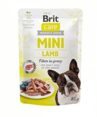 brit care pouch mini lamb perro